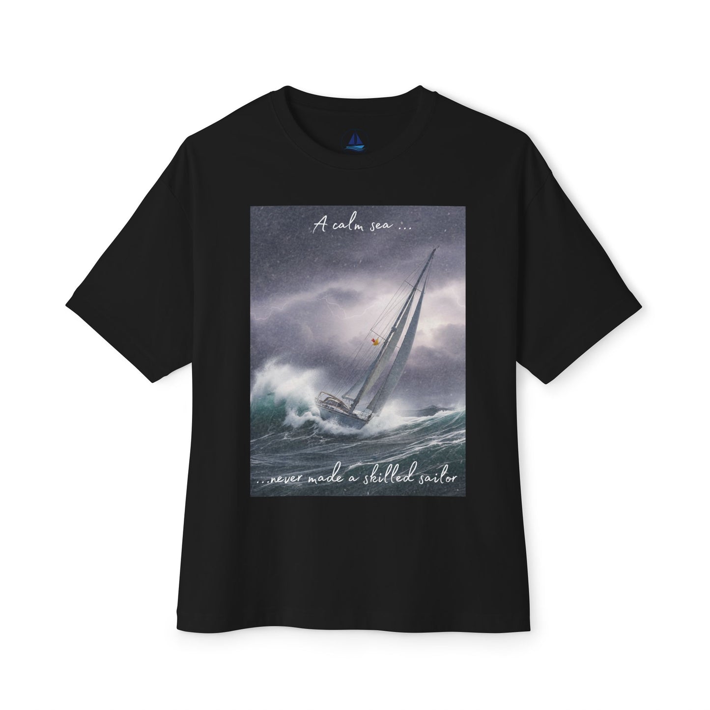 Unisex Nautical T-Shirt - "Skilled Sailor" Graphic Art