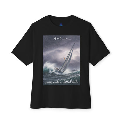 Unisex Nautical T-Shirt - "Skilled Sailor" Graphic Art