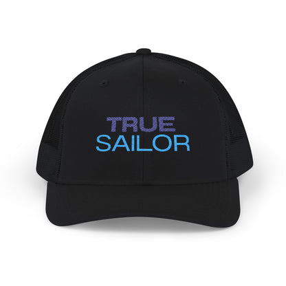 Nautical Snapback Trucker Cap - Sailboat Helm Mesh Hat - Sailing Gift for Men - Ocean Horizon Snapback - Premium Yacht Captain Boating Apparel