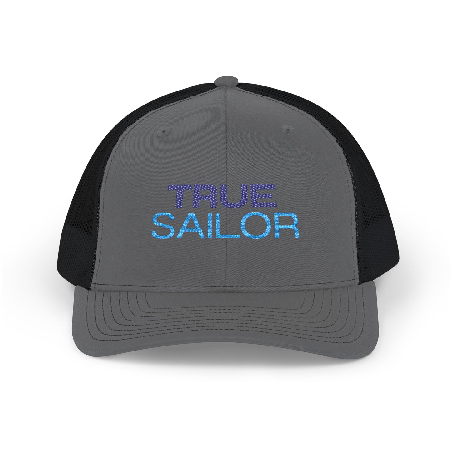 Nautical Snapback Trucker Cap - Sailboat Helm Mesh Hat - Sailing Gift for Men - Ocean Horizon Snapback - Premium Yacht Captain Boating Apparel