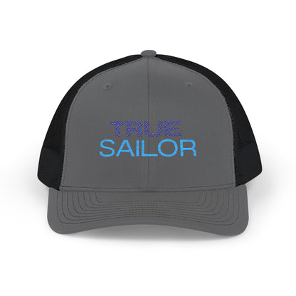 Nautical Snapback Trucker Cap - Sailboat Helm Mesh Hat - Sailing Gift for Men - Ocean Horizon Snapback - Premium Yacht Captain Boating Apparel