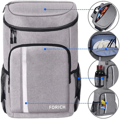  30-Can Leakproof and Waterproof Cooler Backpack | Insulated, Durable Gear for Hiking, Camping & Sailing