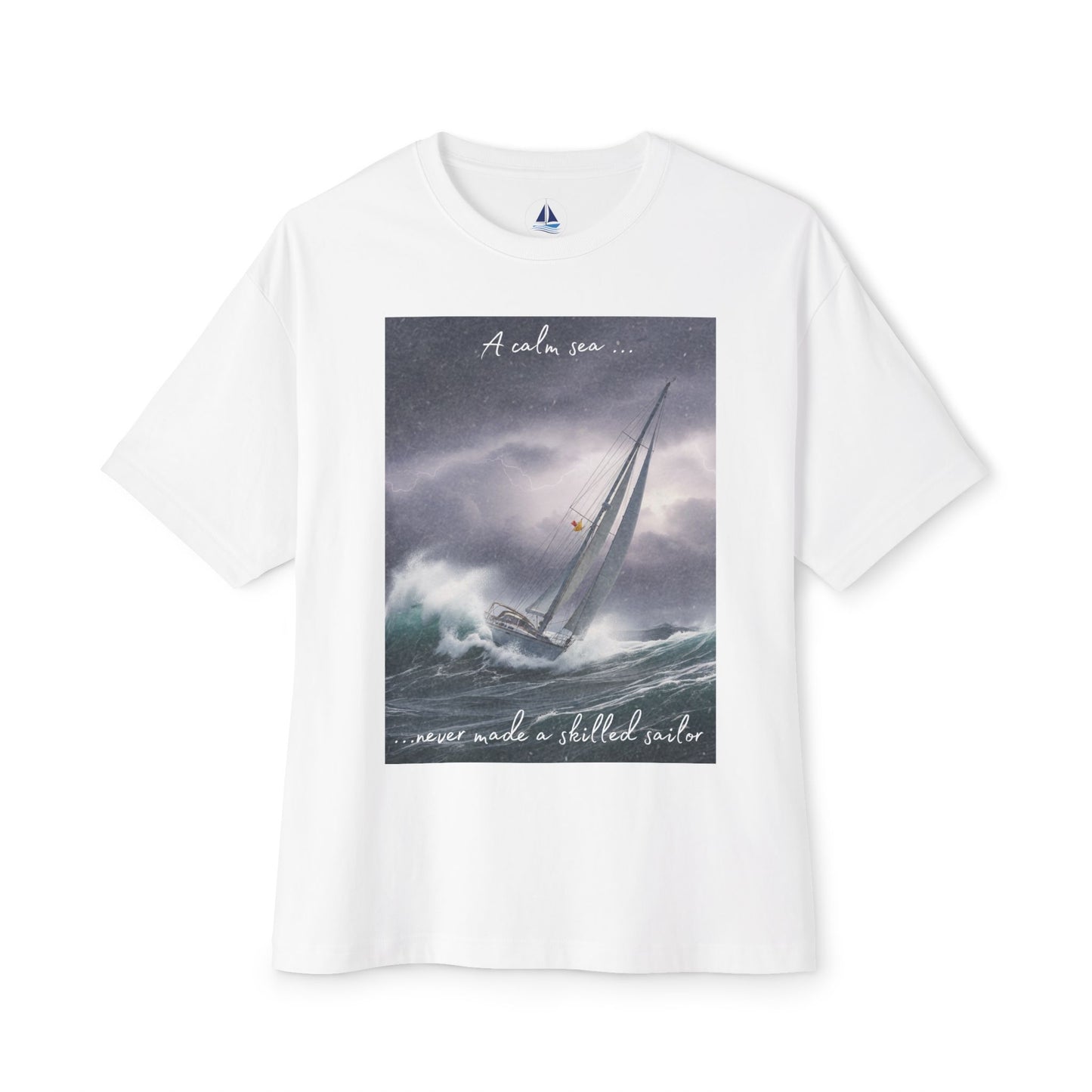 Unisex Nautical T-Shirt - "Skilled Sailor" Graphic Art